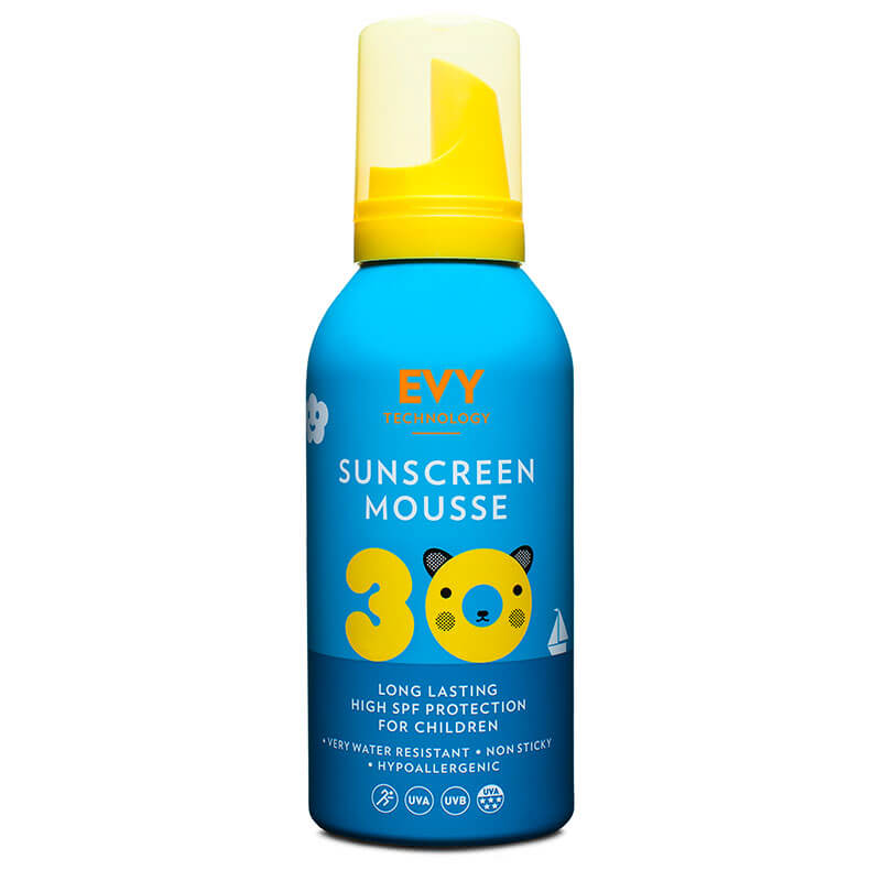EVY-SunScreen-Mousse-Kids30 EVY Sunscreen Mousse 30 For Kids